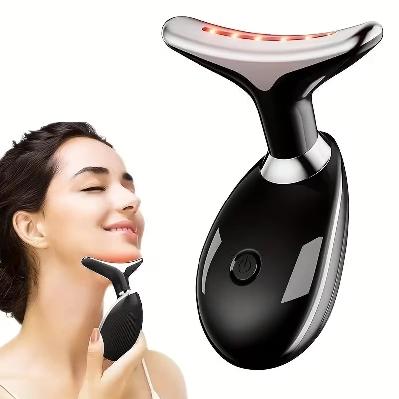 Portable Digital Face & Neck Massager for Wrinkle Reduction & Facial Lifting