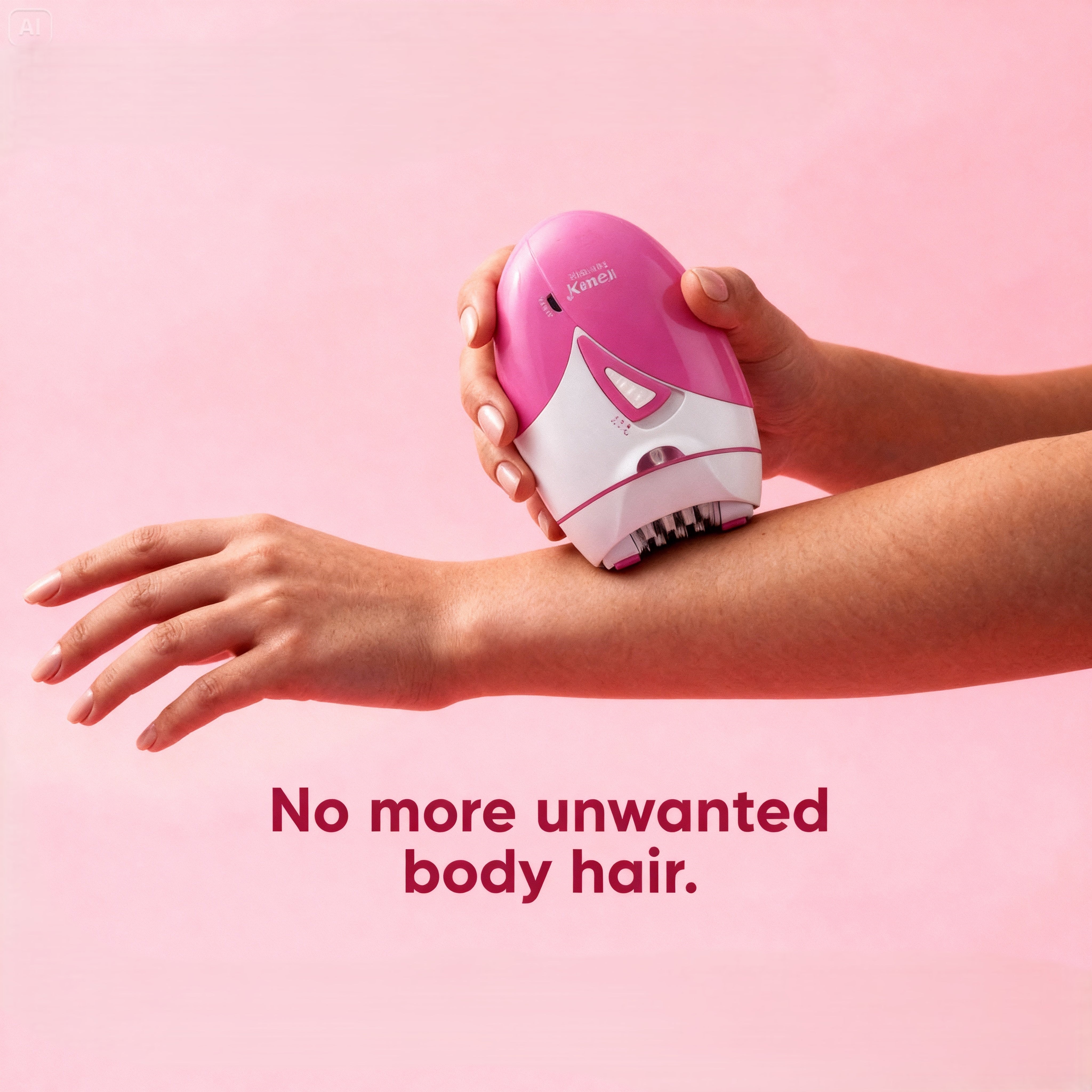 Electric Hair Removal Shaver for Long-Lasting Smoothness