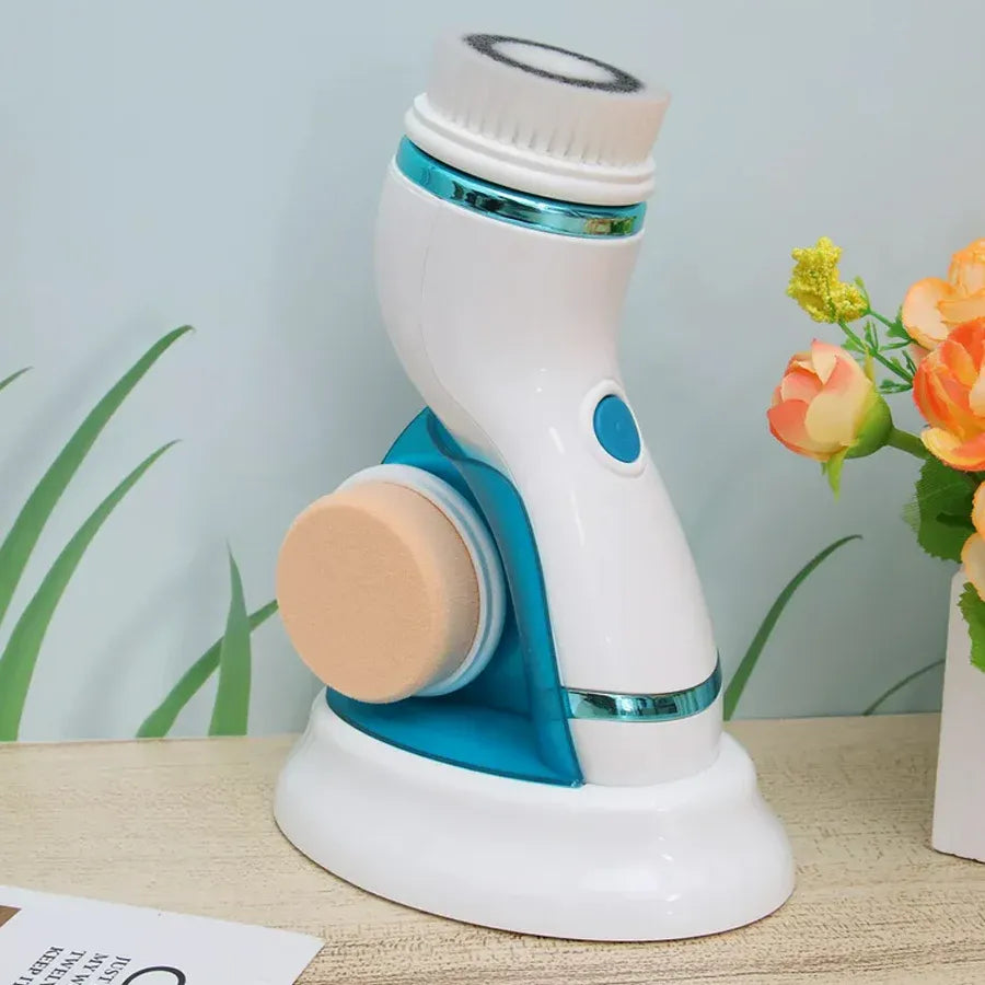4 in 1 Rechargeable Facial Cleansing Brush & Massager